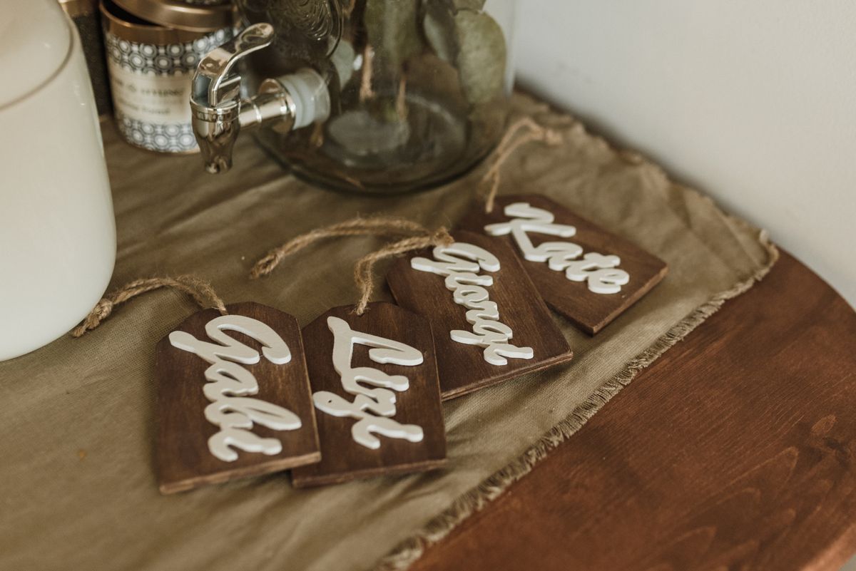 Wooden Name Plate — S.Creation